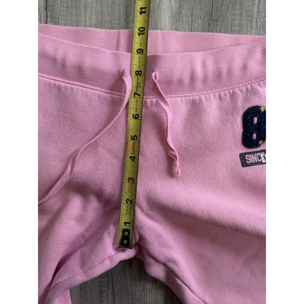 Victoria's Secret Women's 2007 Small Y2K PINK Sweatpants Pink Logo Joggers 86 - Picture 10 of 16